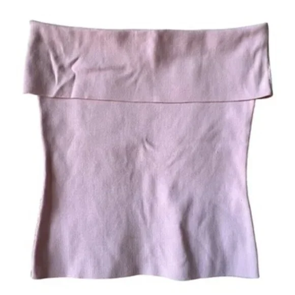 Zara Strapless Pink Top - Picture 1 of 3